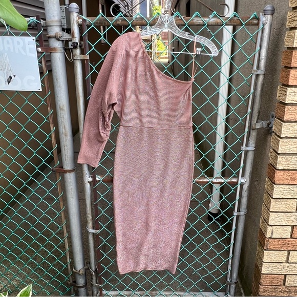 H&M MIDI One Shoulder Dress 6 - Picture 8 of 13